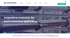 Desktop Screenshot of nanoiron.cz